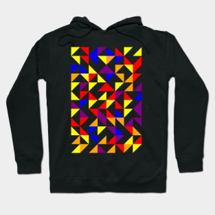 Amazing Geometric Colourful Triangle Pattern #6 Hoodie